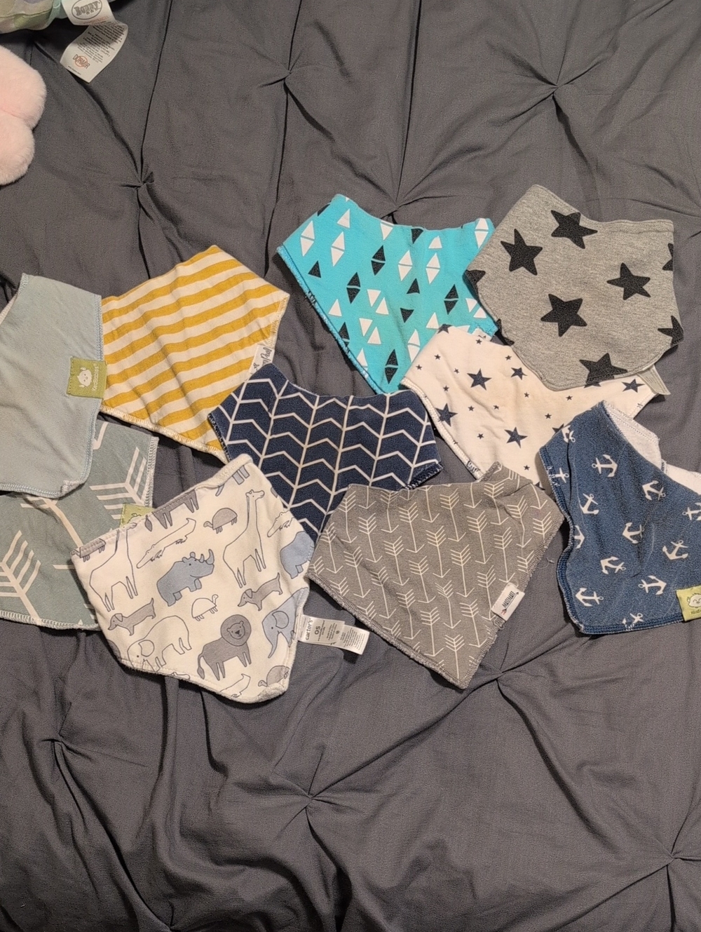 Baby Bandana Bibs - Multi Color Pack - Unbranded
